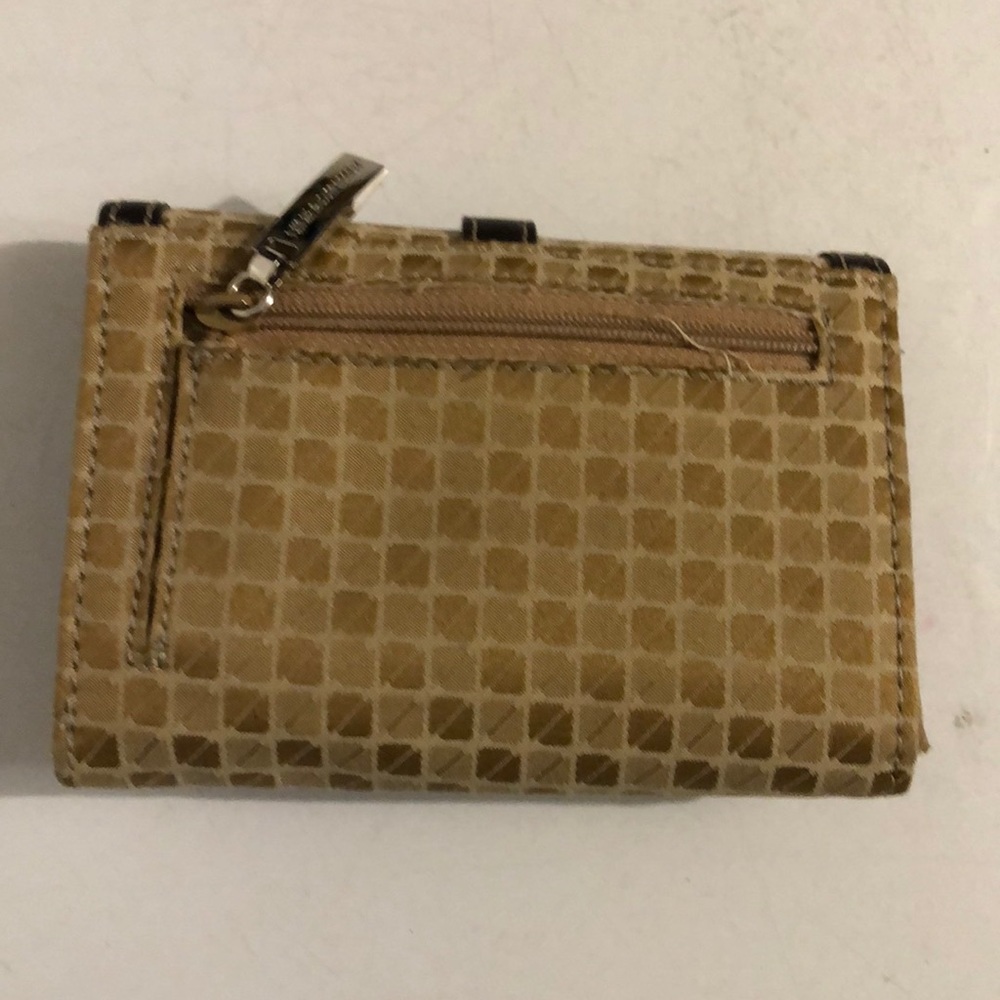 Brown Checker Pattern Wallet - image 2